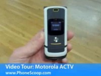   Motorola MOTOACTV  PhoneScoop