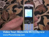 Видео обзор Motorola W233 Renew