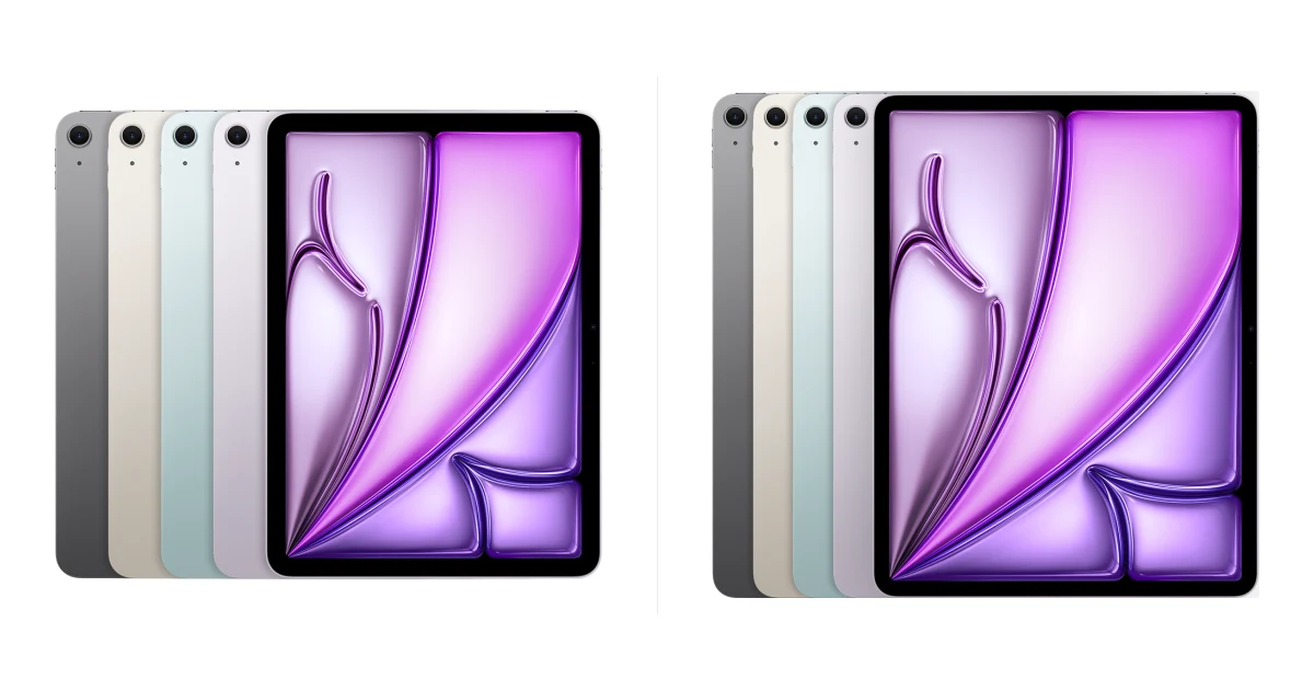 Сравнение Apple iPad Air 11-inch (M4) Wi-Fi и Apple iPad Air 13-inch (M4) Wi-Fi