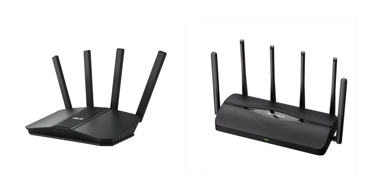 ASUS RT-BE82U или Mercusys MR37BE: одинаковый BE6500