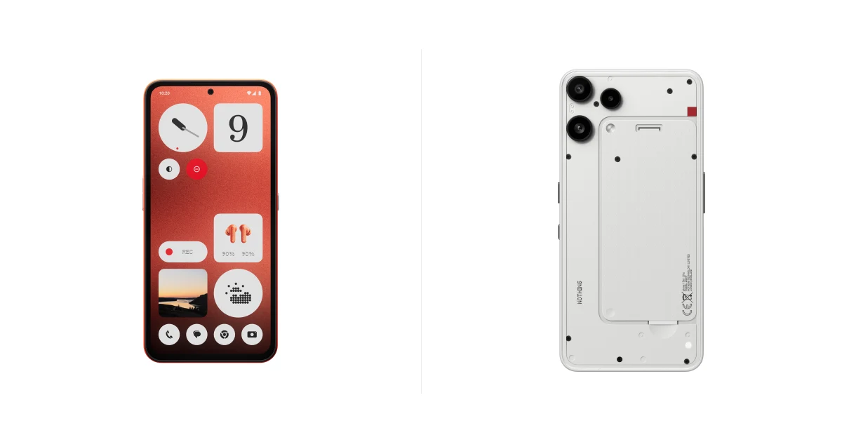 Сравнение CMF by Nothing Phone 1 и Nothing Phone (3a) Lite