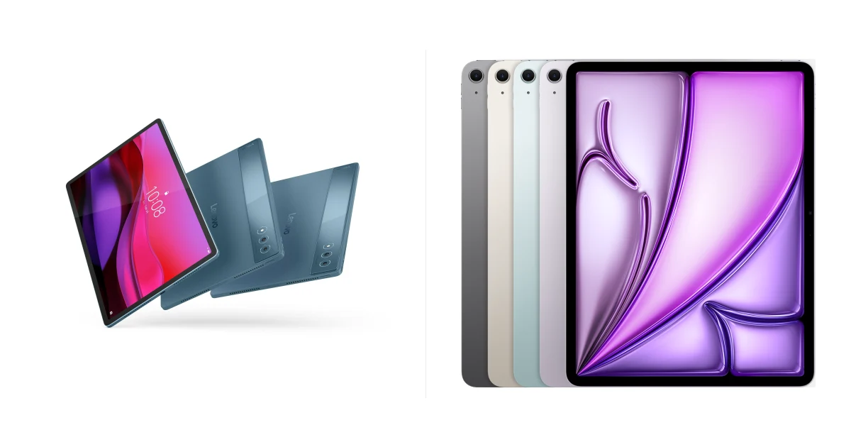 Сравнение Lenovo Yoga Tab Plus Wi-Fi и Apple iPad Air 13-inch (M4) Wi-Fi