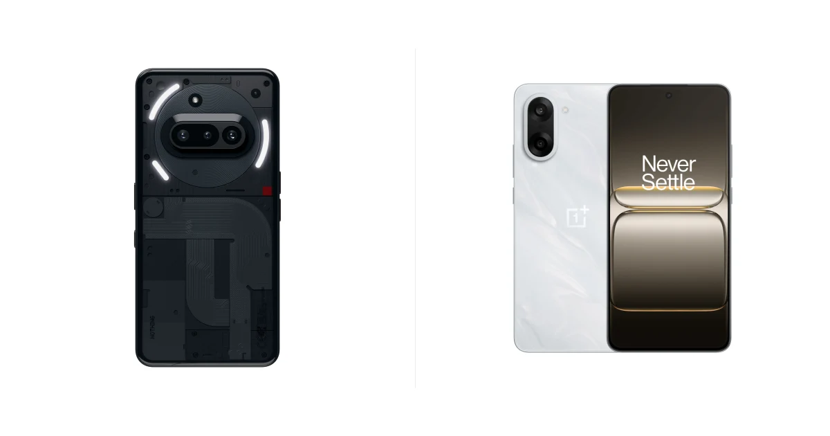 Сравнение Nothing Phone (3a) и OnePlus Nord CE5