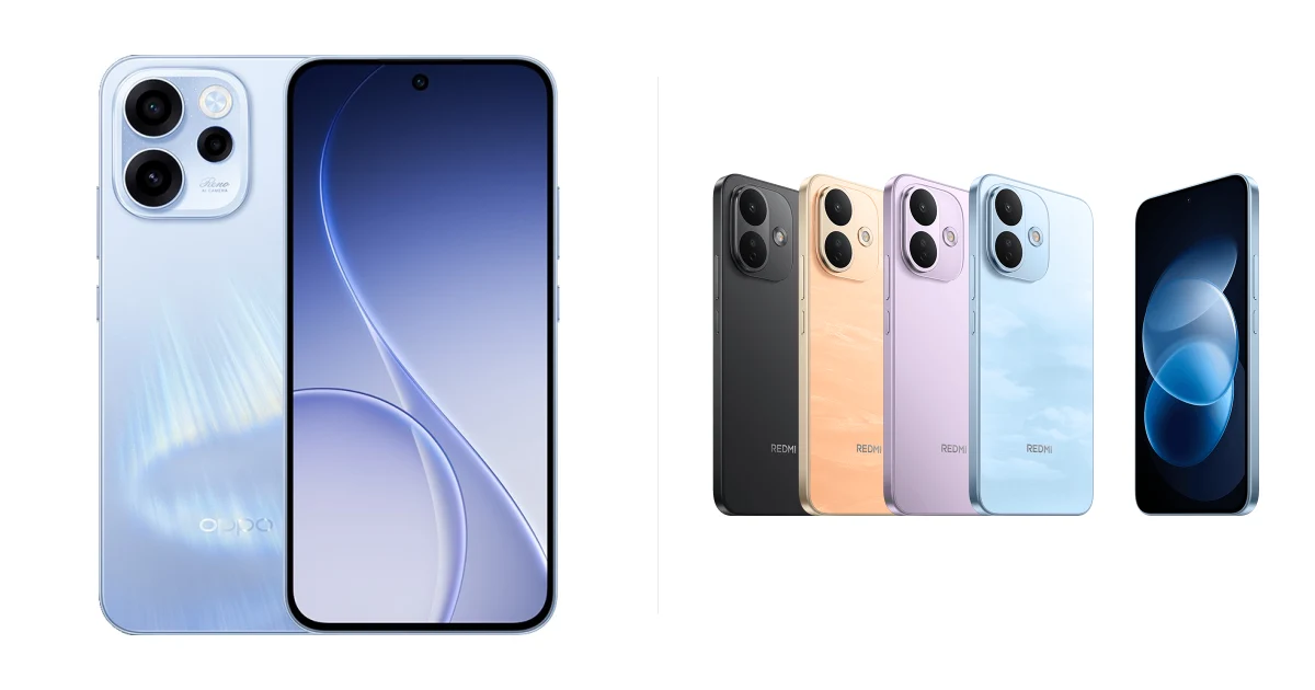 OPPO Reno15 F чи Redmi Note 17 Pro: селфі чи батарея