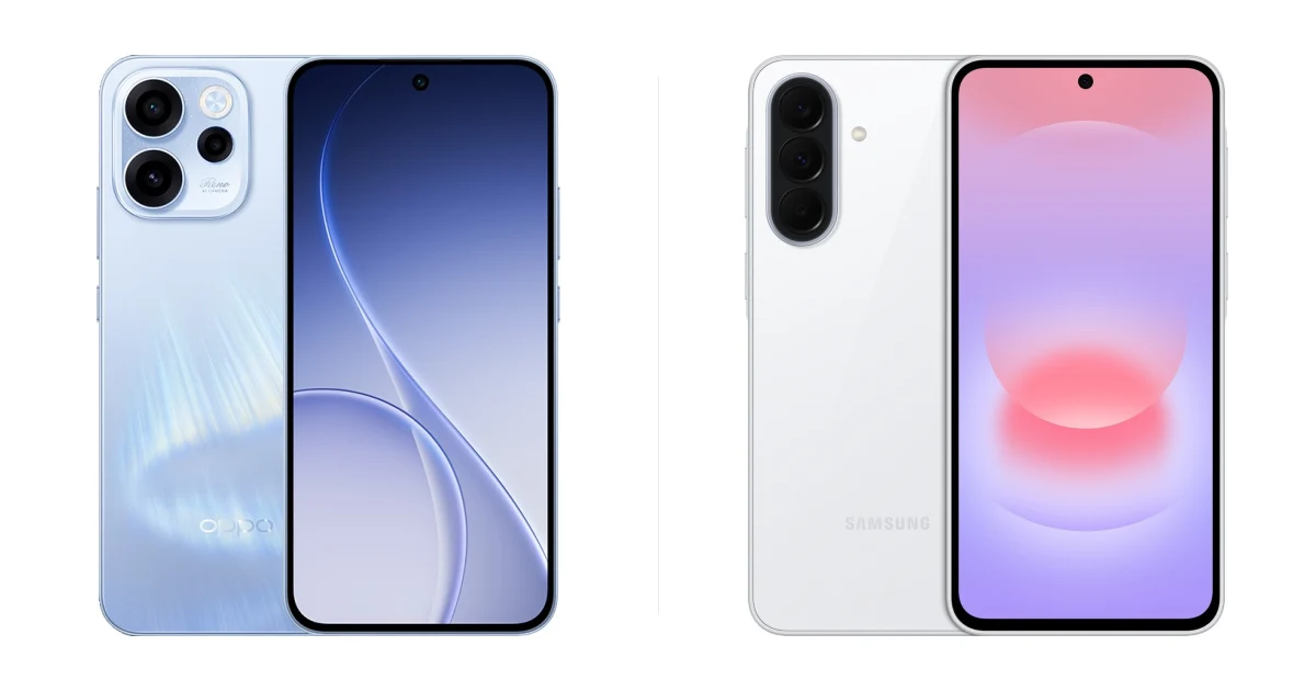 Сравнение OPPO Reno15 F 5G и Samsung Galaxy A37 5G