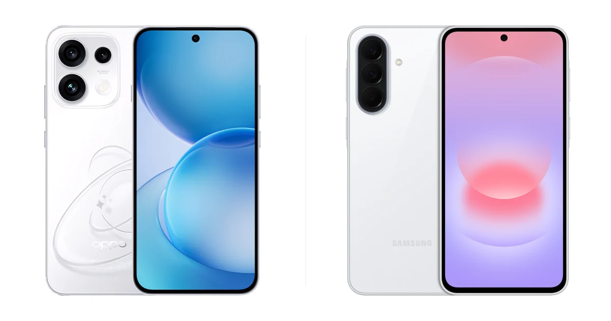 Сравнение OPPO Reno16 F 5G и Samsung Galaxy A37 5G