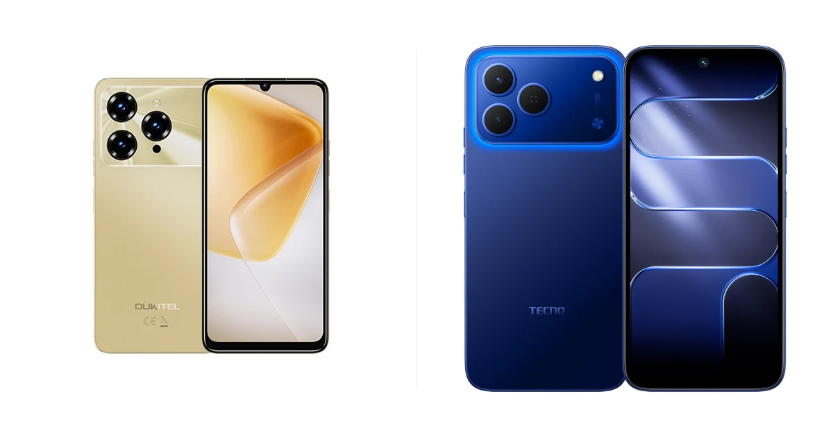 Сравнение OUKITEL C6 и TECNO Spark 50