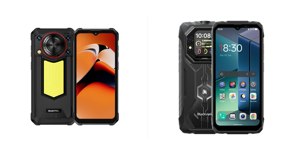 Blackview ROCK 1 чи OUKITEL WP53: 15 000 проти 11 000 мА·год