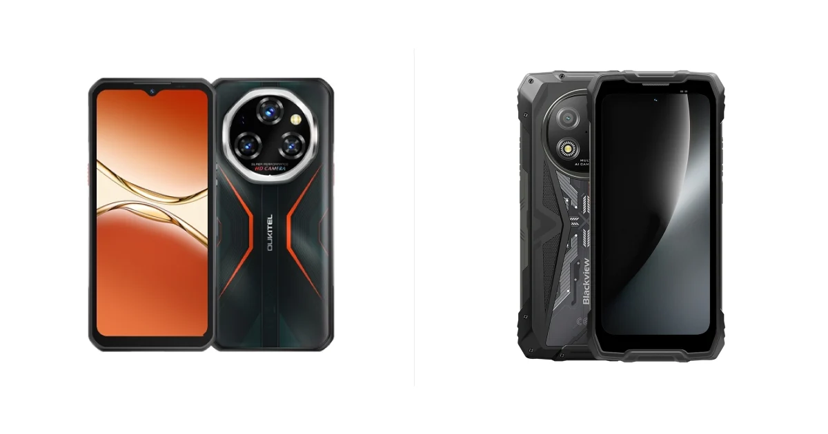 Сравнение OUKITEL WP55S и Blackview ROCK 2