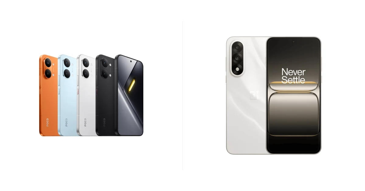 Сравнение POCO X8 Pro Max и OnePlus Nord 5