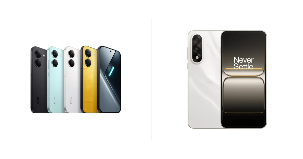 Сравнение POCO X8 Pro и OnePlus Nord 5