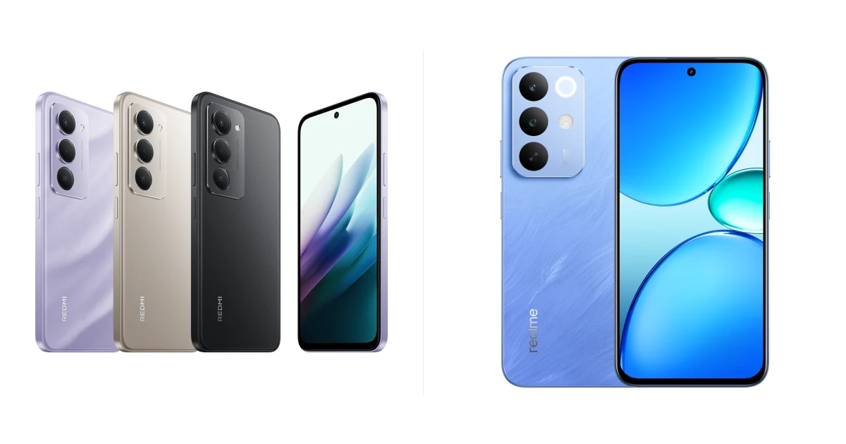 Сравнение Redmi 15 и realme C85