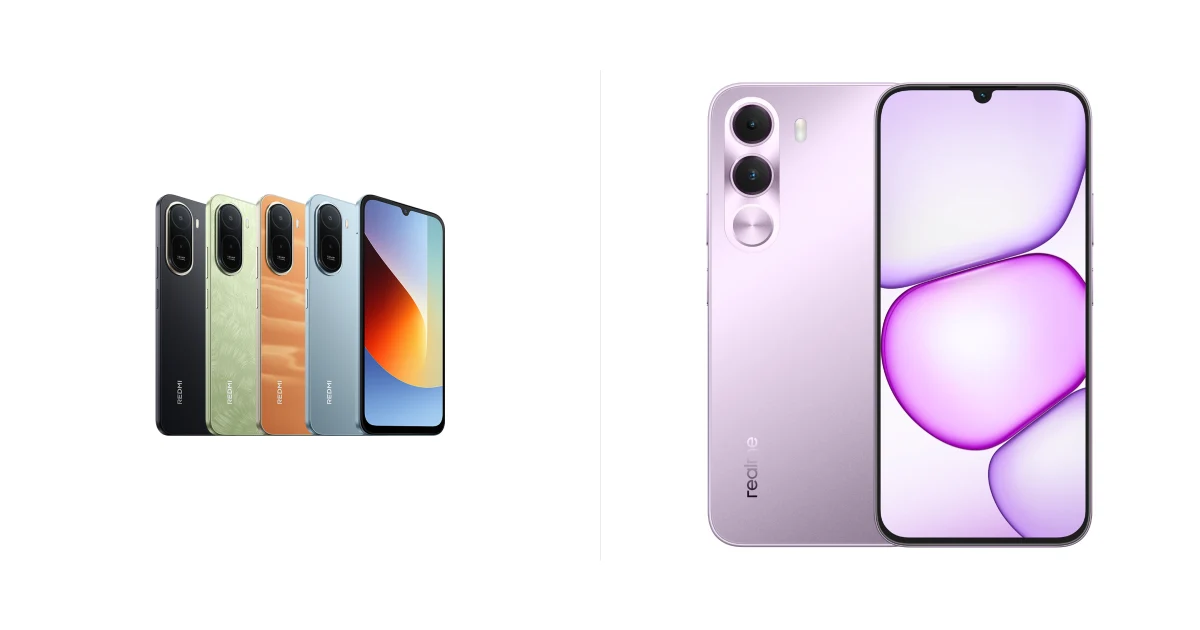 Сравнение Redmi A7 Pro и realme C100i