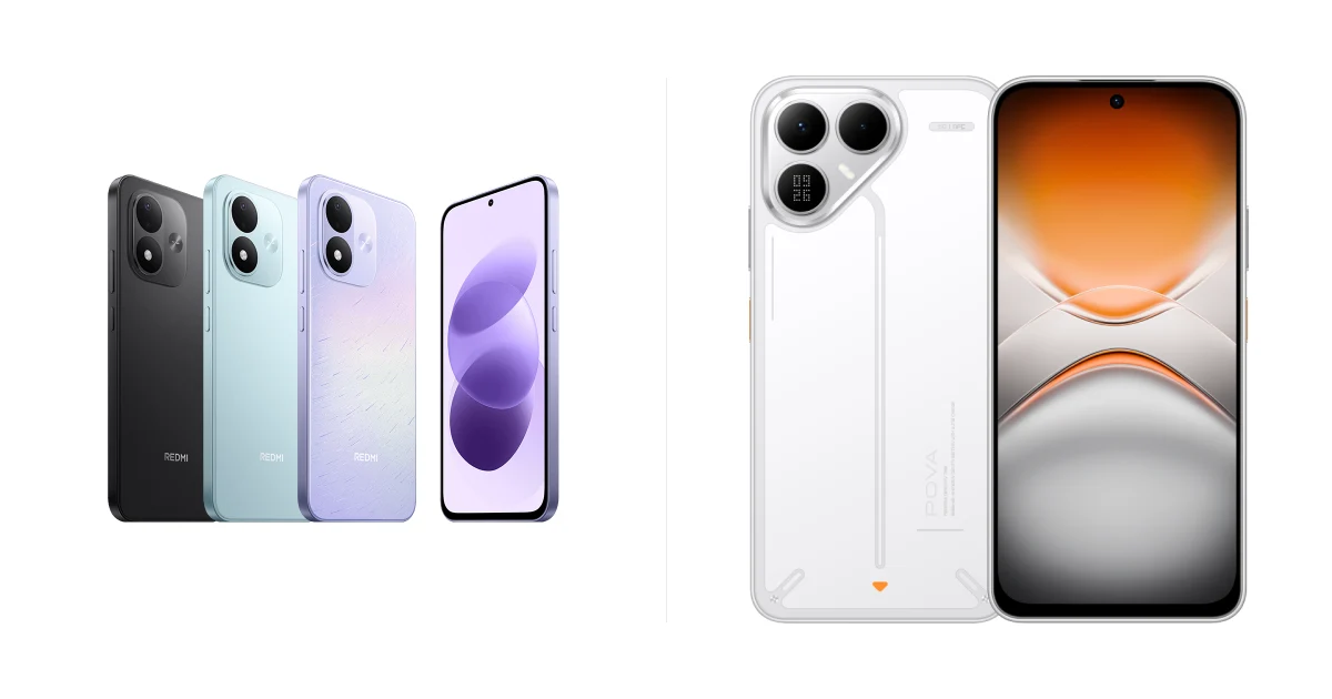 Сравнение Redmi Note 17 5G и TECNO Pova 8 5G