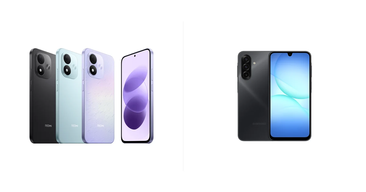 Сравнение Redmi Note 17 и Samsung Galaxy A17