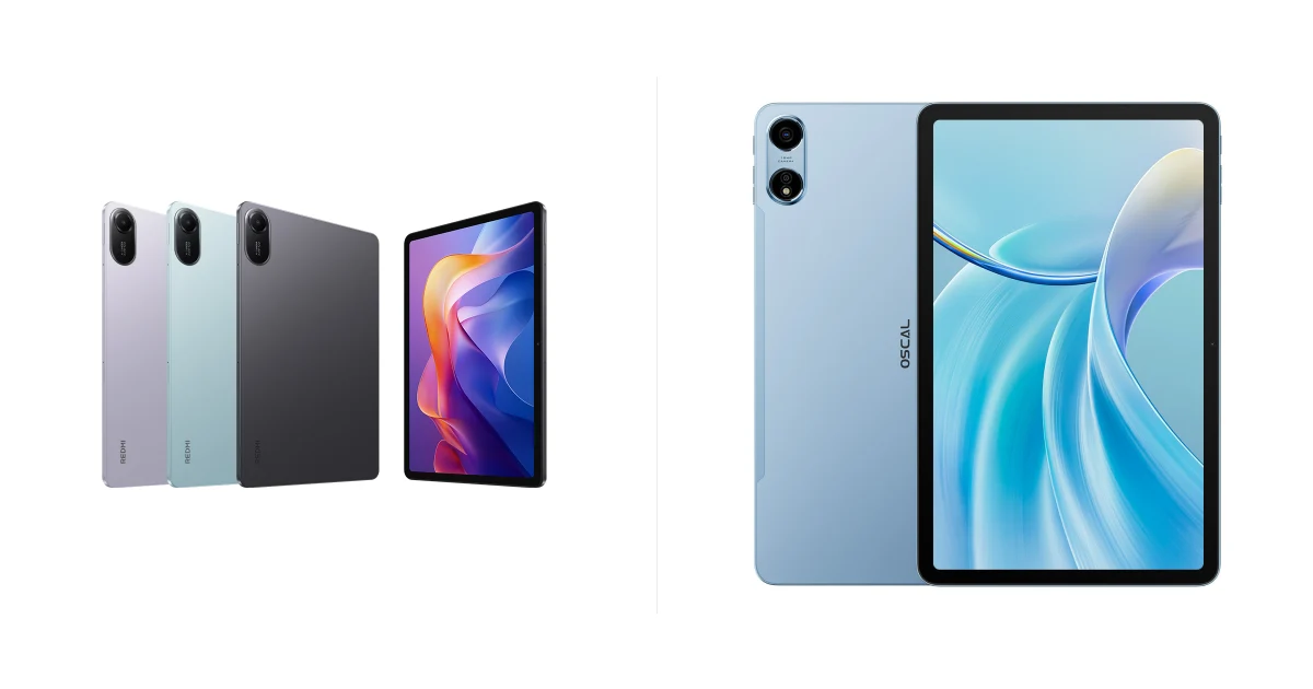 Сравнение Redmi Pad 2 Wi-Fi и OSCAL Pad 100 LTE