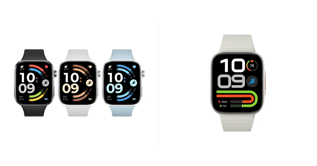 Porównanie Redmi Watch 6 i Redmi Watch 6 Lite