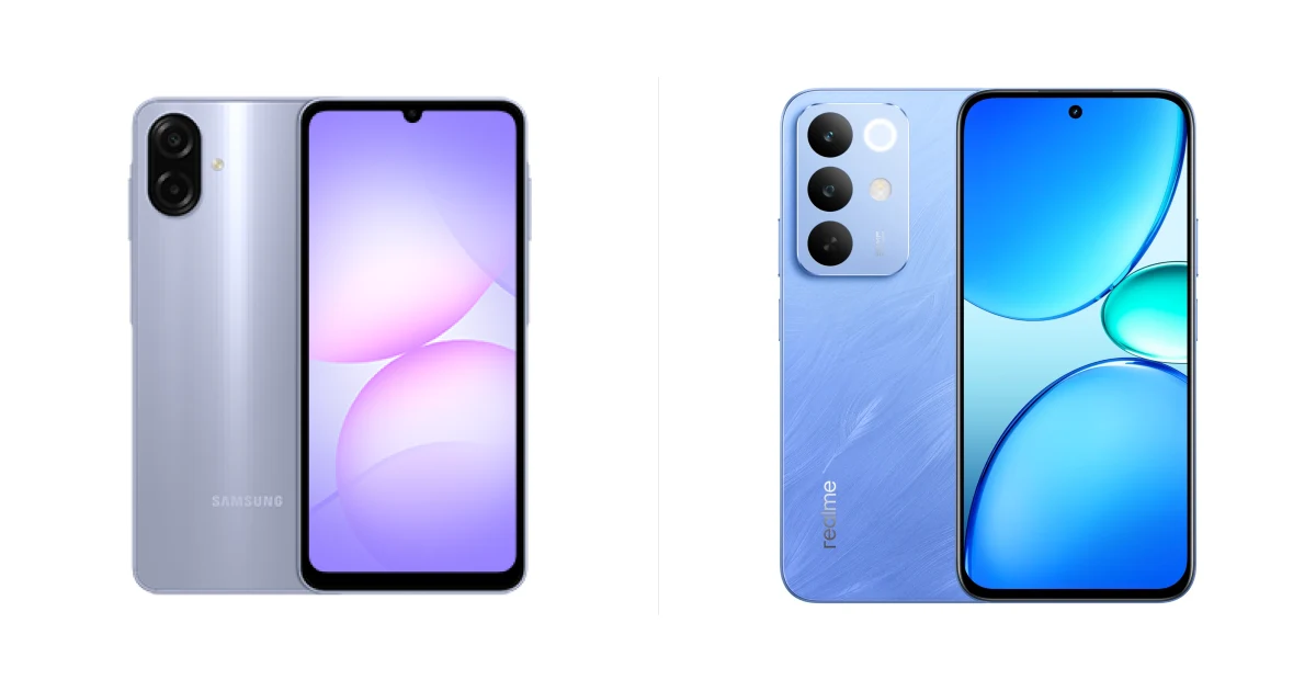 Сравнение Samsung Galaxy A07s и realme C85