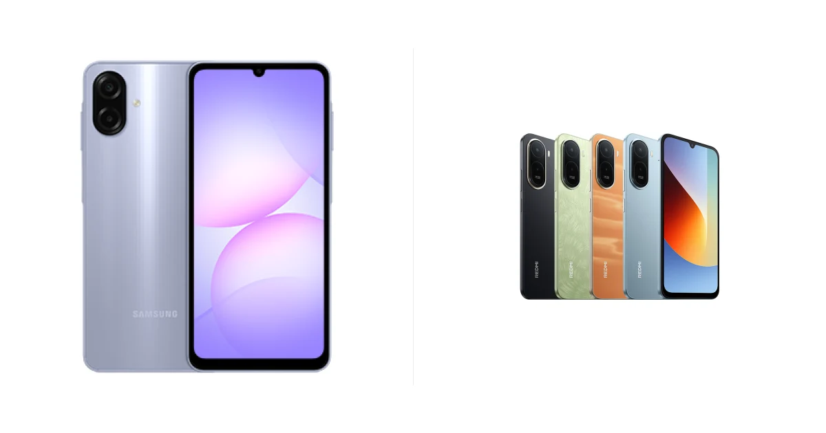 Сравнение Samsung Galaxy A07s и Redmi A7 Pro