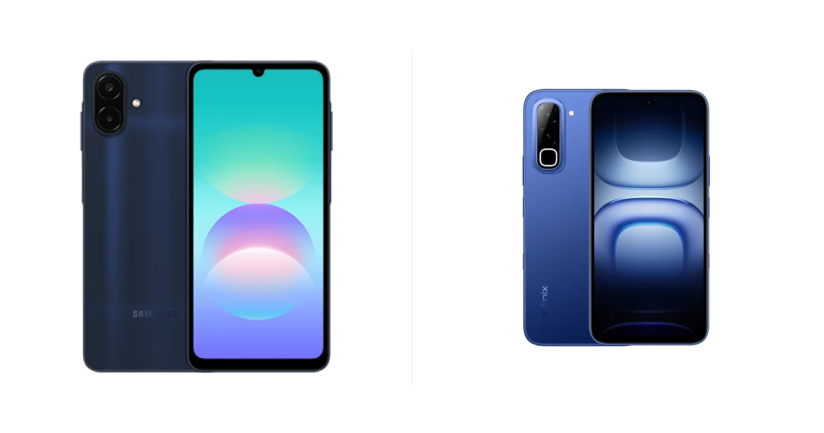 Сравнение Samsung Galaxy A08 и Infinix Hot 70