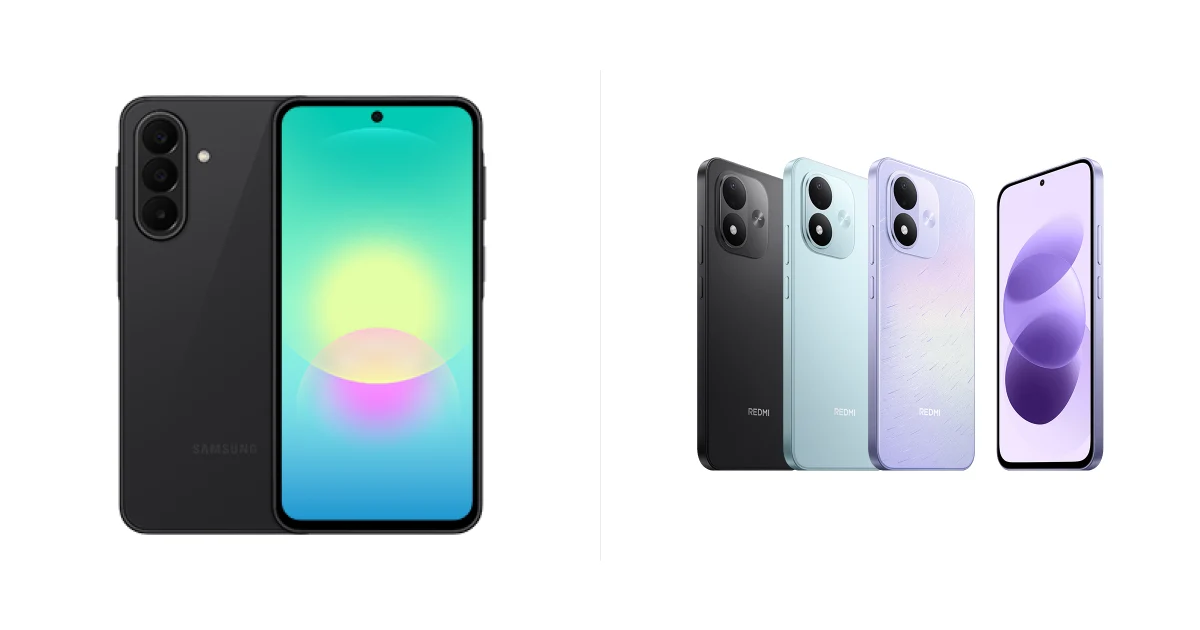 Сравнение Samsung Galaxy A27 5G и Redmi Note 17 5G