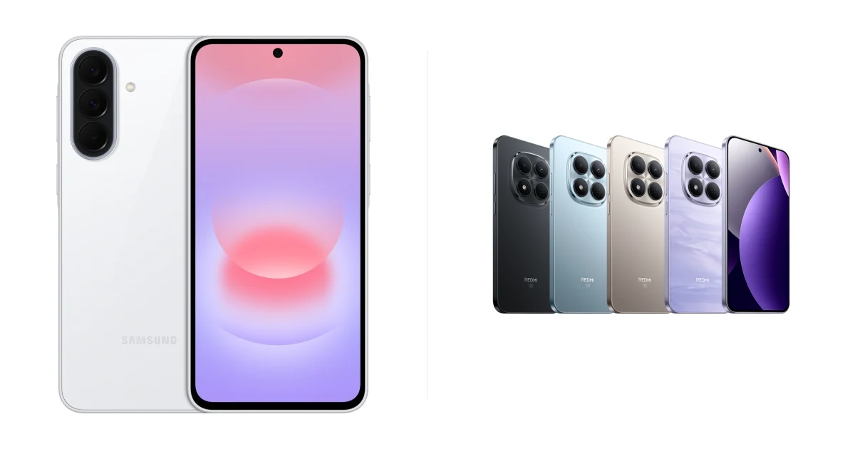 Сравнение Samsung Galaxy A37 5G и Redmi Note 15 Pro 5G