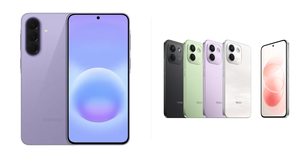 Сравнение Samsung Galaxy A57 5G и Redmi Note 17 Pro Max 5G
