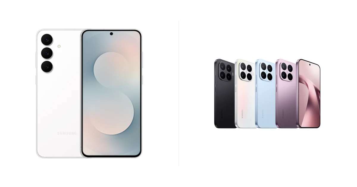 Comparison of Samsung Galaxy S25 FE and Xiaomi 17T