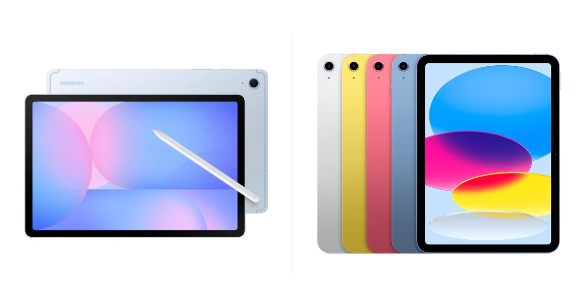 Galaxy Tab S10 FE или iPad A16: самая популярная пара