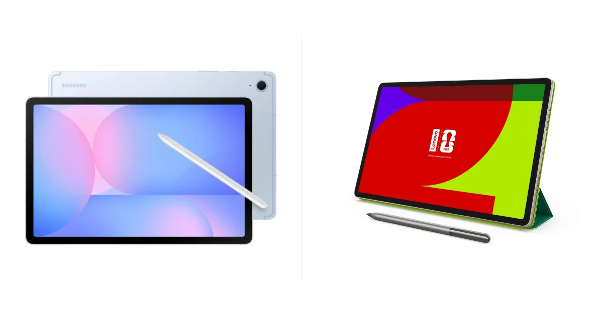 Galaxy Tab S10 FE или Lenovo Yoga Tab 2025: S Pen или Snapdragon 8 Gen 3