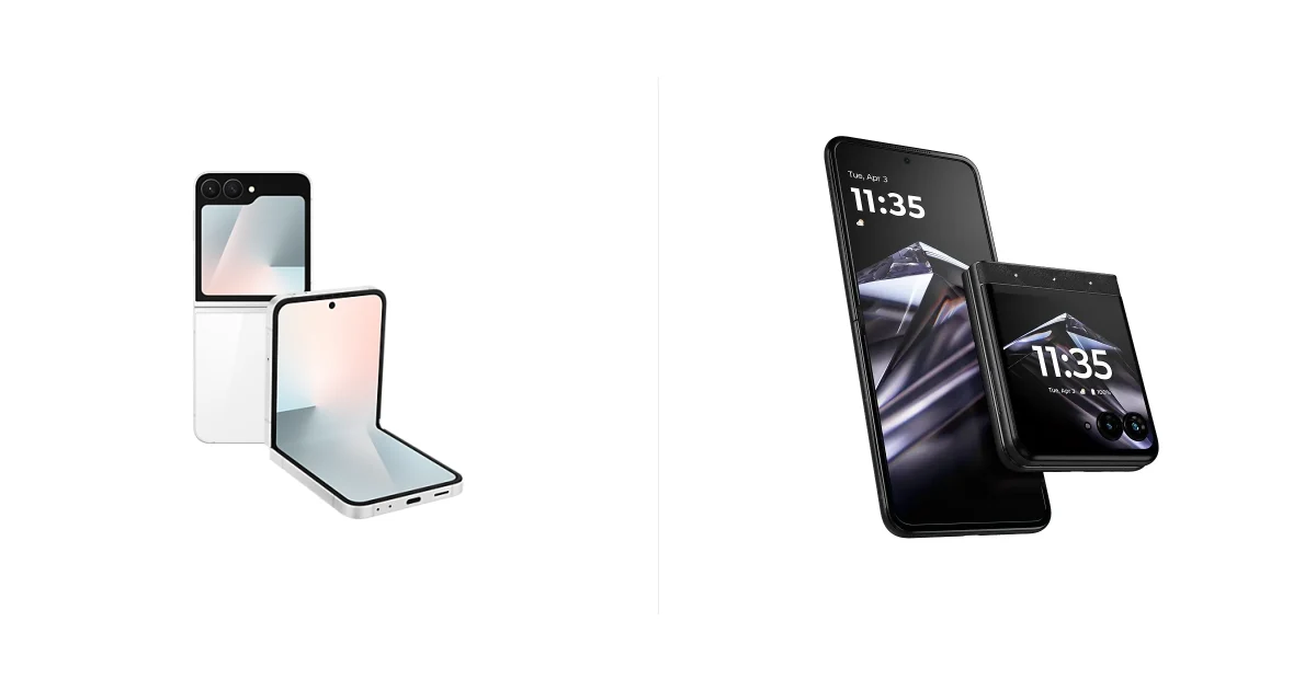 Сравнение Samsung Galaxy Z Flip7 FE и Motorola Razr 70