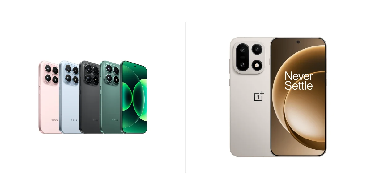 Сравнение Xiaomi 17 и OnePlus 15