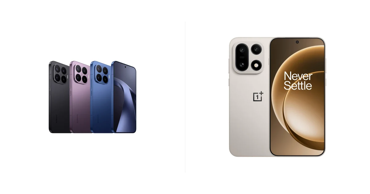 Сравнение Xiaomi 17T Pro и OnePlus 15