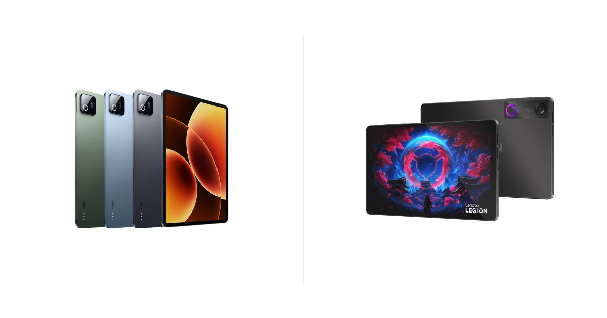 Сравнение Xiaomi Pad 8 Pro Wi-Fi и Lenovo Legion Tab Gen 5 Wi-Fi