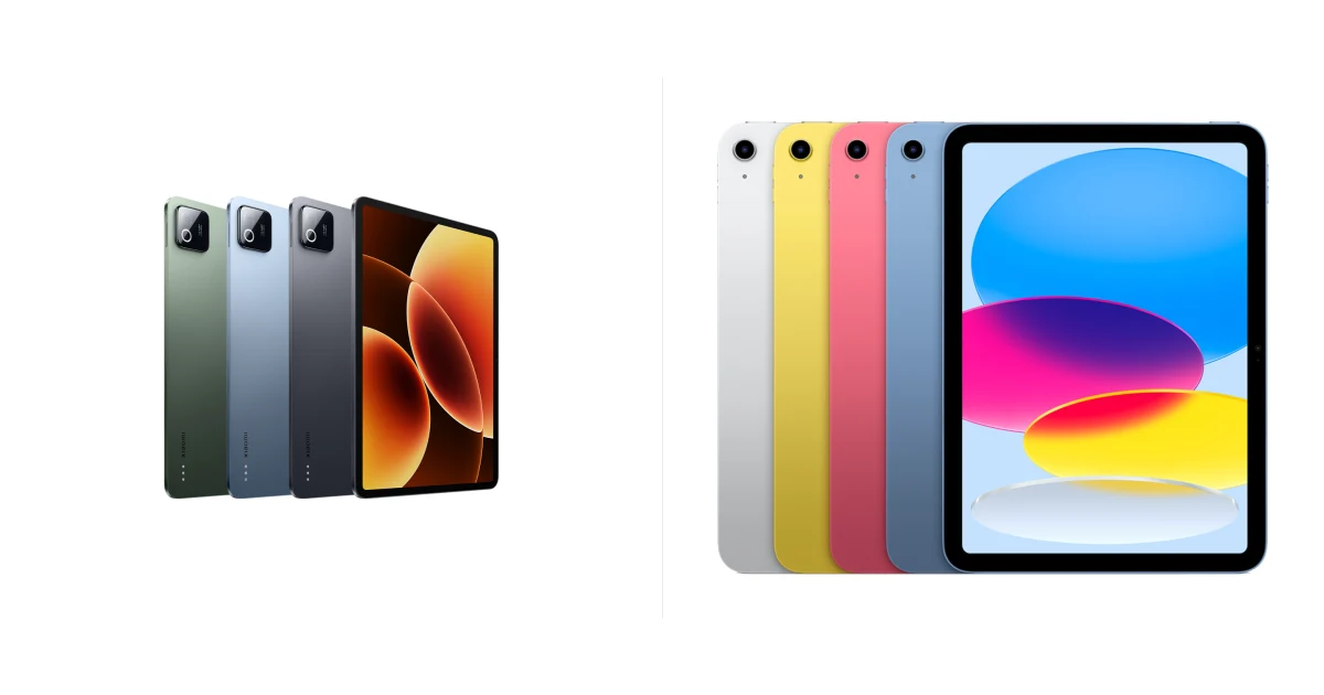 Сравнение Xiaomi Pad 8 Wi-Fi и Apple iPad (A16) Wi-Fi