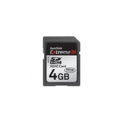 SanDisk Extreme III SDHC 4Gb