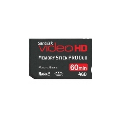 SanDisk Video HD Memory Stick PRO Duo 4Gb