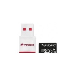 Transcend microSD 2Gb+USB Card Reader P3