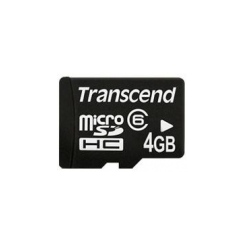 Transcend microSDHC Class 6 4Gb