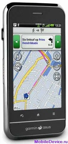 коммуникатора Garmin-ASUS A10