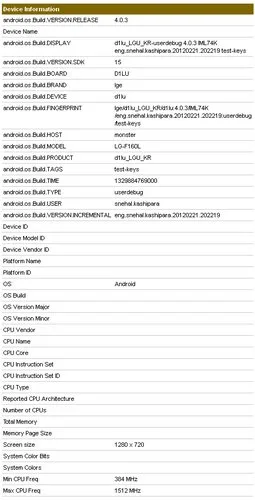 LG F160L