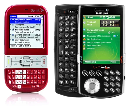 Palm Centro and Samsung i760 Palm Centro and Samsung i760