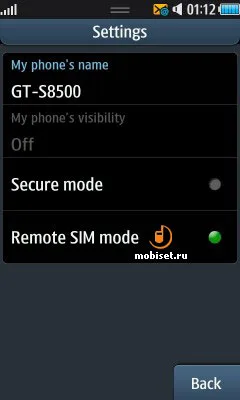 Samsung S8500 Wave