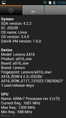Lenovo A516