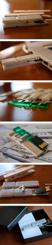 Прищепка и USB-флэшка в одном