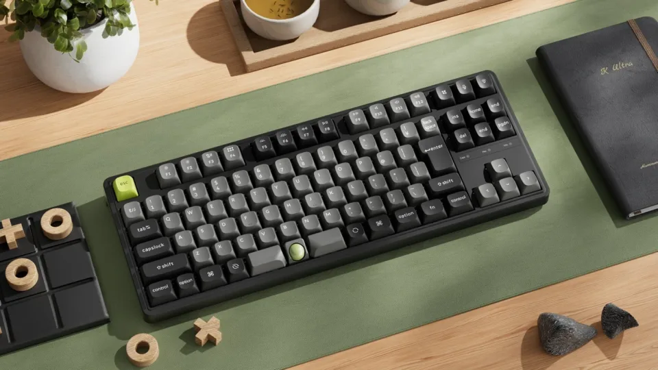 Клавіатура Keychron C3 Pro Trackball 8K отримала трекбол між половинками пробілу