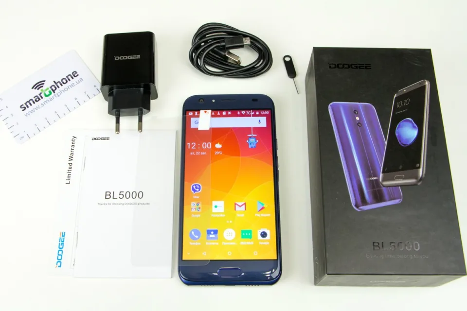 Обзор смартфона Doogee BL5000: 5050 мАч в ярком корпусе — фото 1