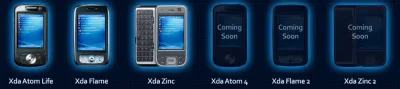 "Xda Atom 4", "Xda Flame 2", "Xda Zinc 2" "Xda Atom 4", "Xda Flame 2", "Xda Zinc 2"