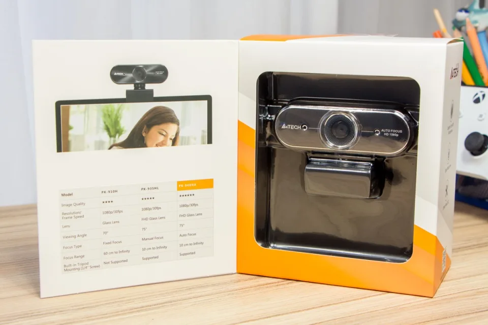 A4Tech PK-940HA: веб камера з автофокусом та можливістю запису у FullHD за $50 — фото 1