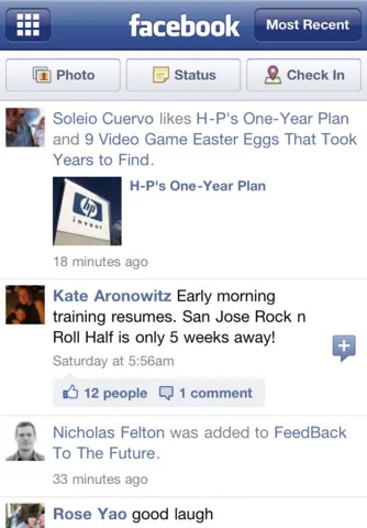 Facebook для iOS